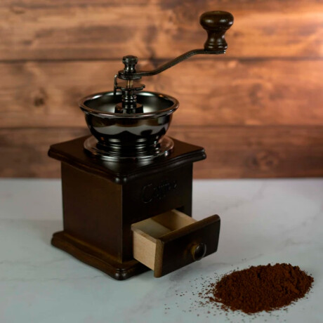 Molinillo manual de café en madera MARRON