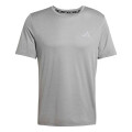 Remera de Hombre Adidas Run Ess Tee M Gris