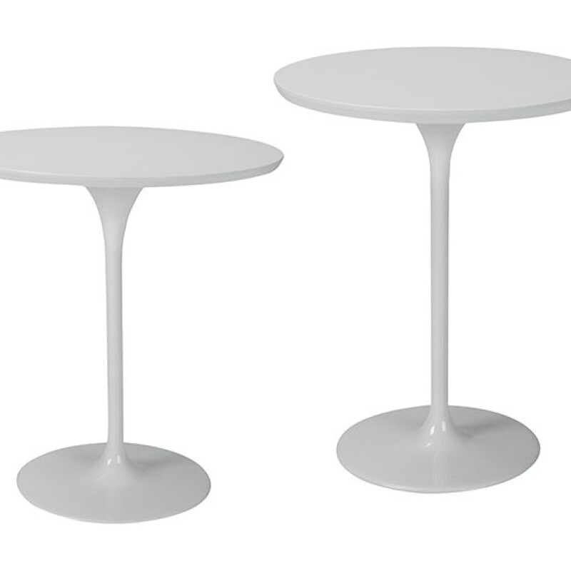 MESA LATERAL - MADERA LACA BLANCA MESA LATERAL - MADERA LACA BLANCA