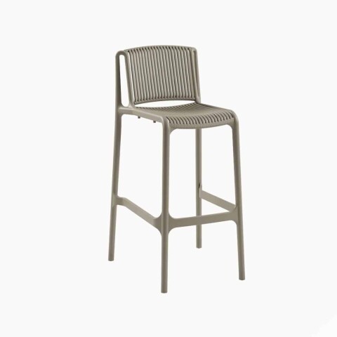 Taburete Silicia Gris