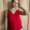 Musculosa Aloe Rojo