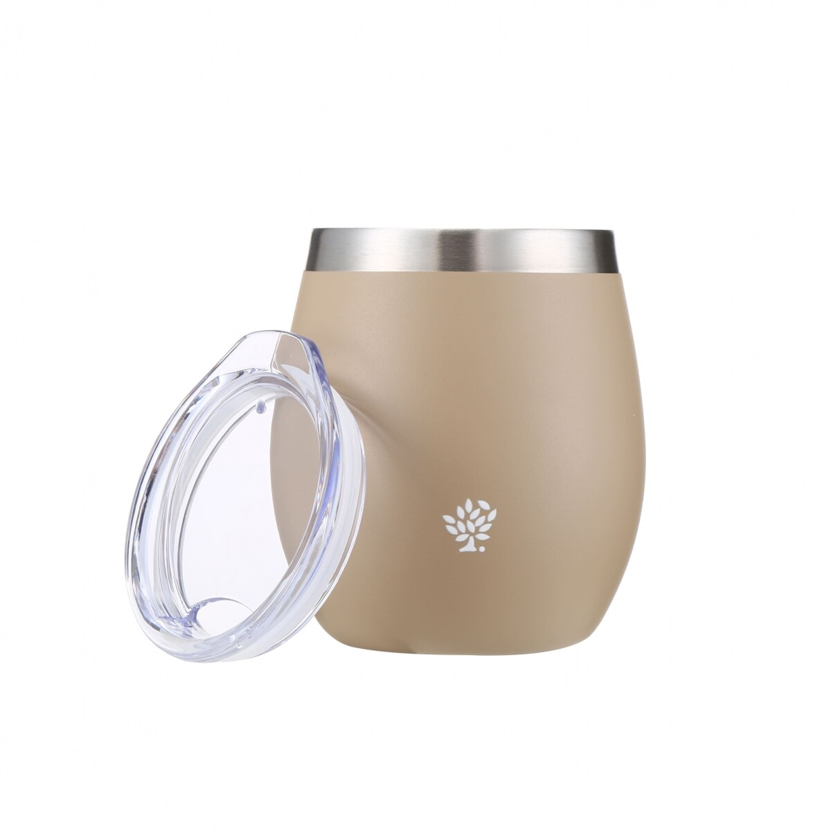 MATE TERRANO ACERO C/ TAPA 130ML - ARENA 