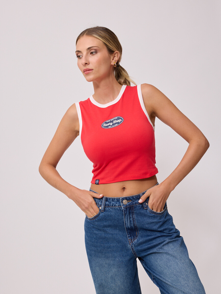 MUSCULOSA BELIN RUSTY - Rojo 
