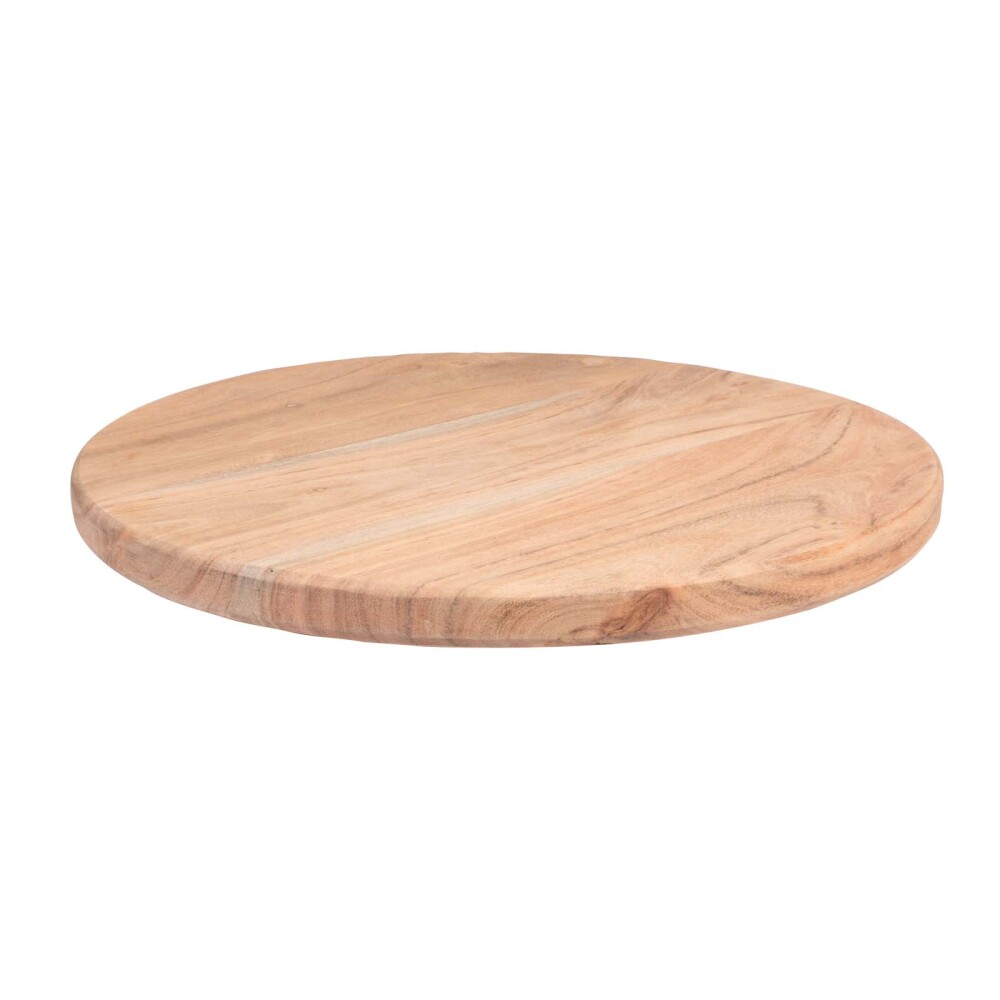 TABLA GIRATORIA MADERA-ACACIA NATURAL-BEIGE 8756