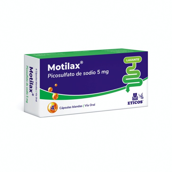 MOTILAX 5 MG CJ X 4 CAPS. BL. única