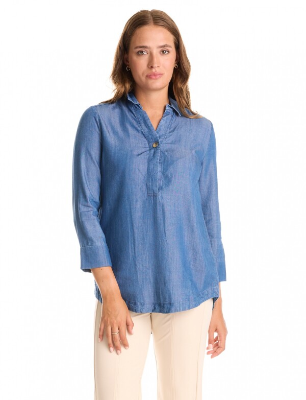 Blusa Lyocell Cuello JEAN