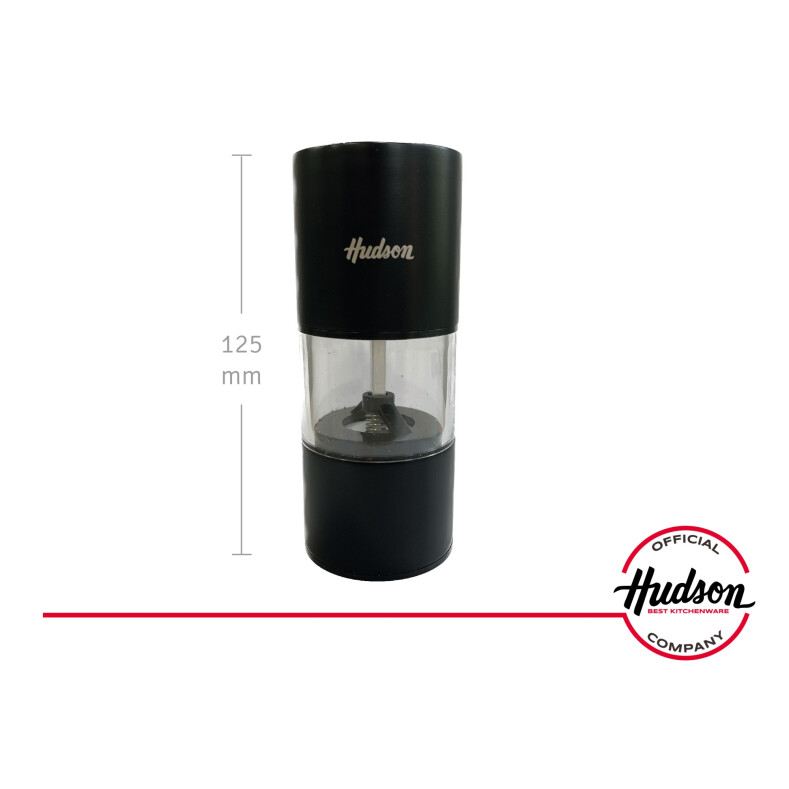 Molinillo De Acero Inoxidable Negro 125 Mm Linea Hudson Molinillo De Acero Inoxidable Negro 125 Mm Linea Hudson