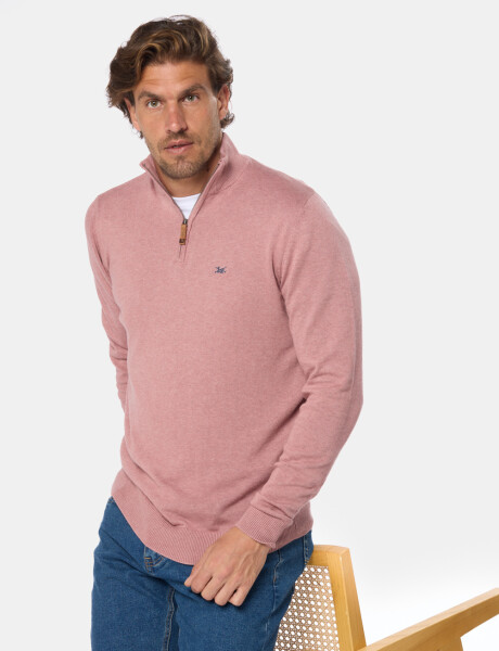 BUZO TEJIDO DE ALGODÓN Rosa