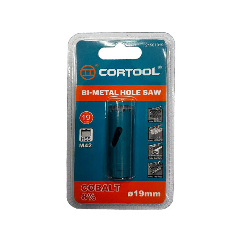 Sierra copa HSS cobalto para corte de metales 19 mm CT6009