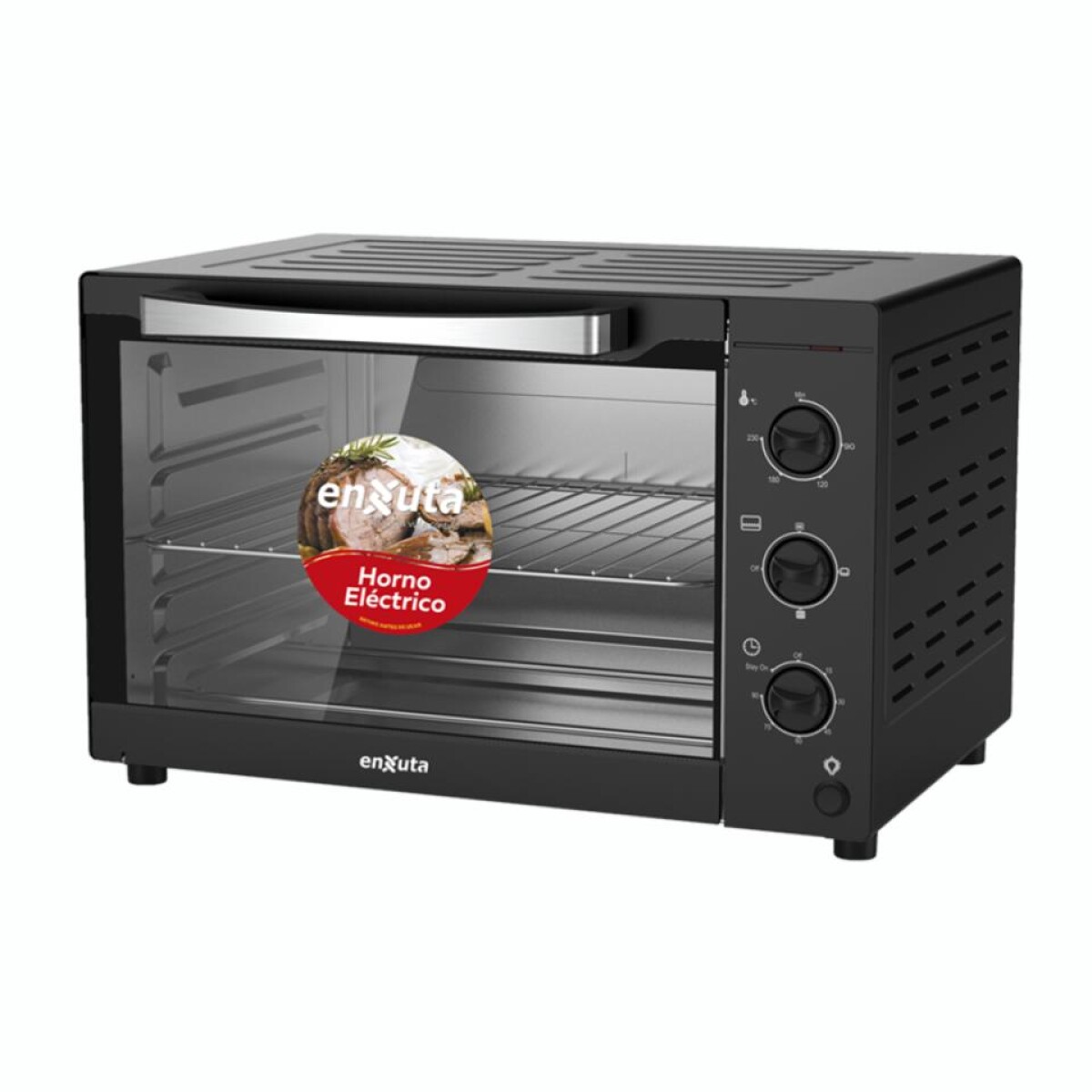 Horno Eléctrico ENXUTA HENX042N 1500W Capacidad 42L 