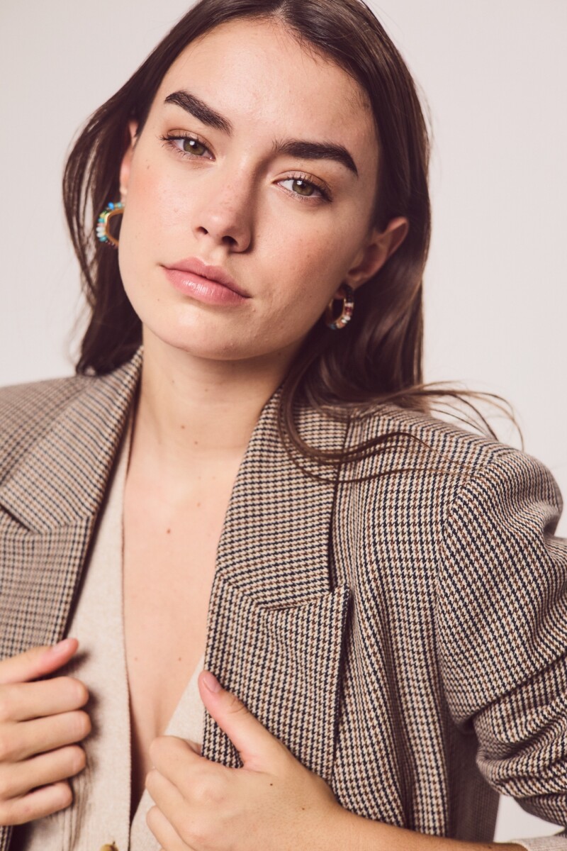 Blazer A Cuadros Multi