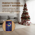 Árbol Navidad Verde Luces Smart Led Base Metal Premium 150cm Color Verde Multicolor