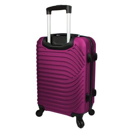 Valija CarryOn Rígida con 4 Ruedas 360° Candado Incorporado Violeta