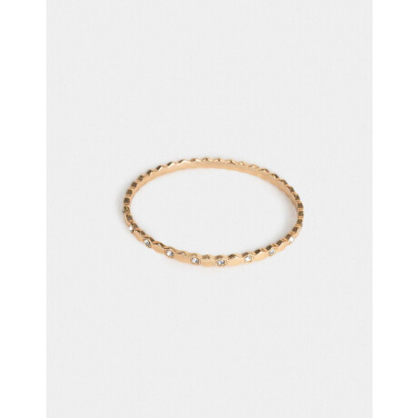 Pulseras Rígidas Con strass Dorado