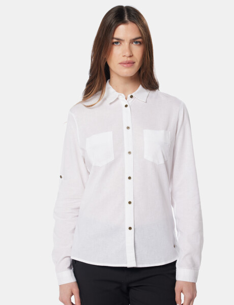 CAMISA DE LINO Blanco