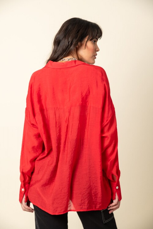Camisa Lara lisa Rojo