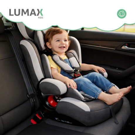 Silla para Auto Booster 3 en 1 Next Generation Lumax Kids Gris