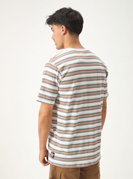 REMERA STRIPES BLANCO