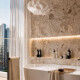PORCELANATO 80X160 BEIGE CLARO TERRAZZO SATINADO MATE GAMAS DE BEIGE