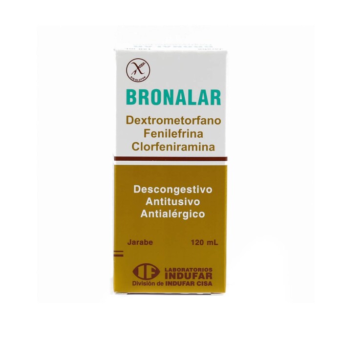 BRONALAR JARABE FRASCO X 120 ML. única