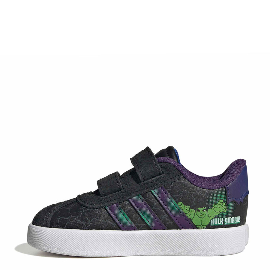 Championes de Niños Adidas Marvel Spider Man Vl Court 3.0 Infantil Negro - Azul