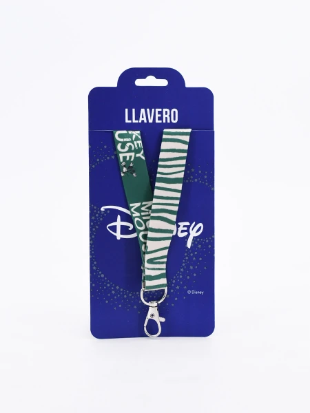 LLAVERO CINTA MICKEY DISNEY VERDE