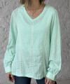 Blusa Jazmin verde agua