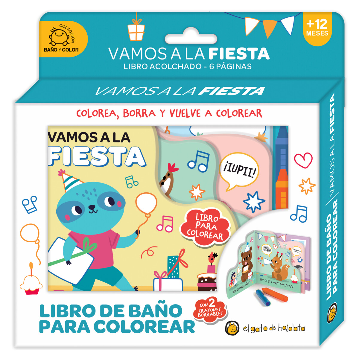 LIBRO DE BAÑO VAMOS A LA FIESTA 