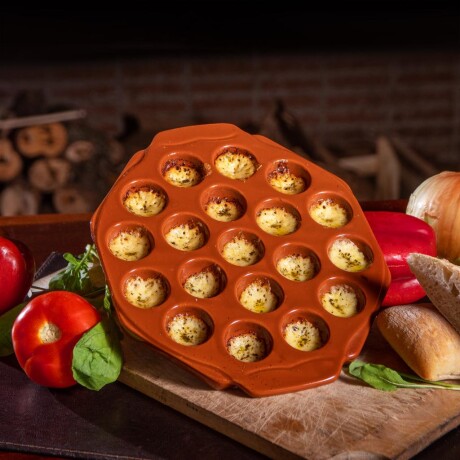 Provolonera Cheese Cerámica 19 Cavidades Provolonera Cheese Cerámica 19 Cavidades