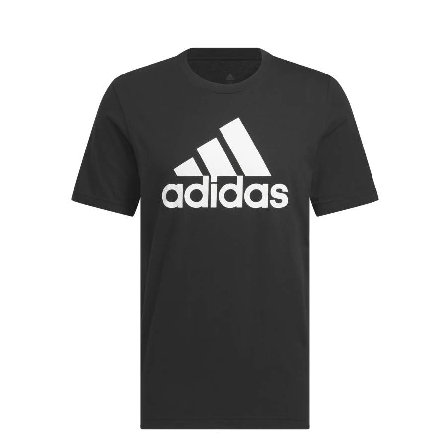 Remera de Hombre Adidas Basic Bos Tee Negro - Blanco