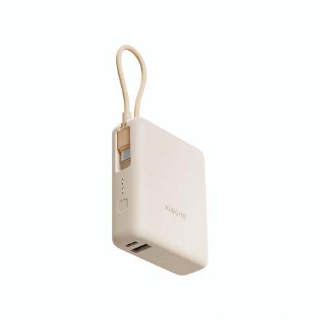 XIAOMI 33W POWER BANK 10000MAH (INTEGRATED CABLE) Cargador Portátil XIAOMI Power Bank 33W 10000 mAh Cable Integrado - Tan