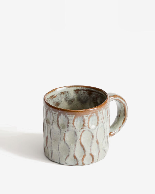 Taza Alenia de cerámica marrón Taza Alenia de cerámica marrón