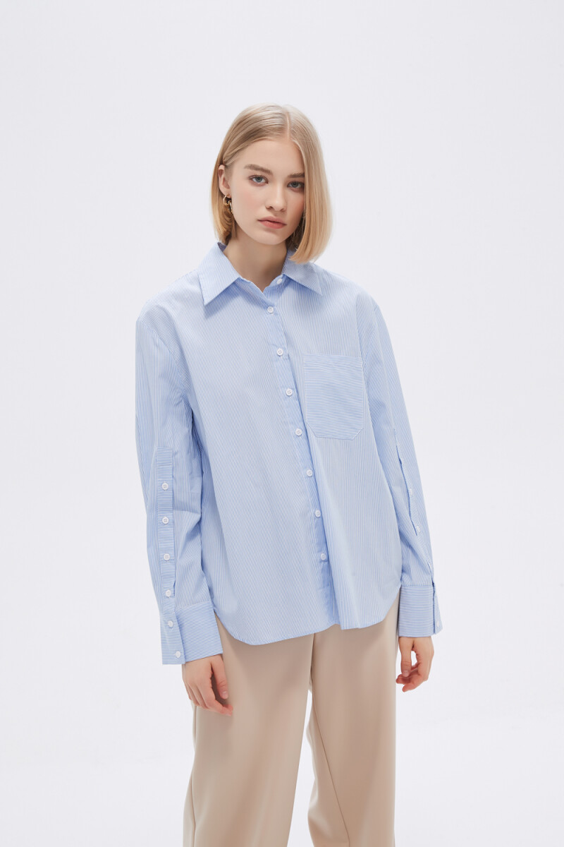 Camisa Lupine - Celeste 