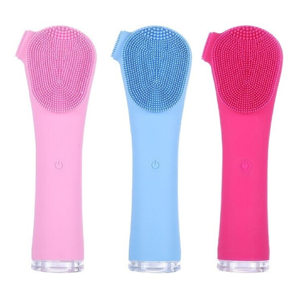 Masajeador Limpiador Cepillo Facial Cutis Nariz Maquillaje Variante Color Rosado