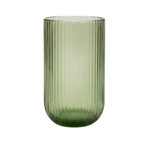 VASO DE VIDRIO VERDE 410ML Unica