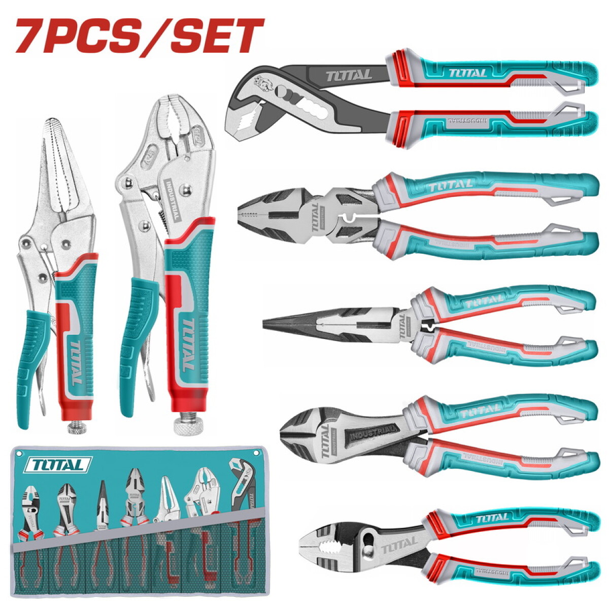 ALICATE MANUAL 7 PZAS SUPER TOTAL 
