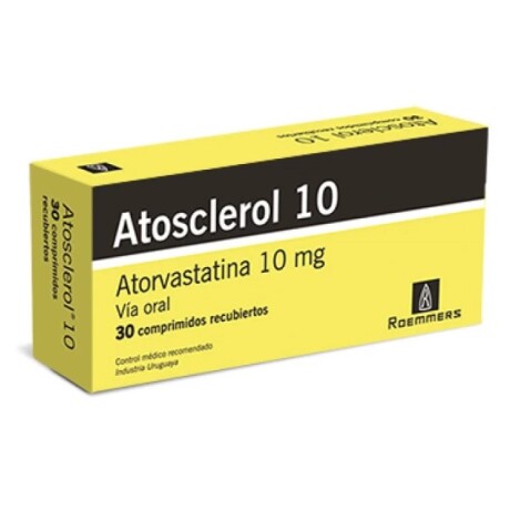 Atosclerol 10mg x 30 COM Atosclerol 10mg x 30 COM