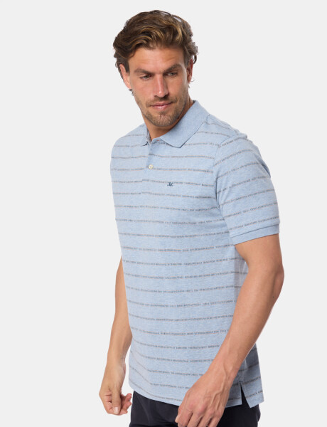 REMERA POLO ESTAMPADA Denim