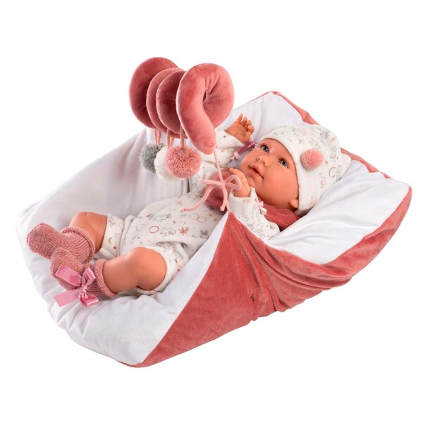 Muñeca Llorens Bebota Mimi con Almohada y Accesorios Atrix ® Diseño Mimi Parque