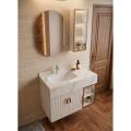 CONJUNTO DE BAÑO HABITARE MODELO LT3001-80 / MUEBLE + BACHA + ESPEJO C/ LUZ LED - 80 cm Conjunto De Baño Habitare Modelo Lt3001-80 / Mueble + Bacha + Espejo C/ Luz Led - 80 Cm