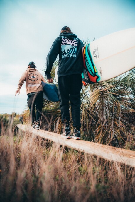 HOODIE FINDE TARDE / Negro Wash U