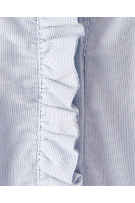 Body de pana, celeste Sin color