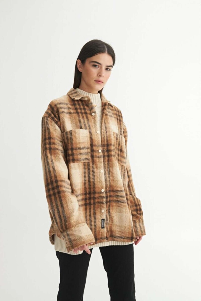 Sobrecamisa Astrid - Tostado 