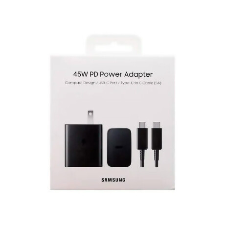 Cargador Original Samsung 45W con Cable USB-C Cargador Original Samsung 45W con Cable USB-C