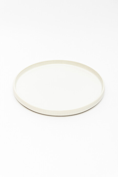Plato Postre Lines Color Unico
