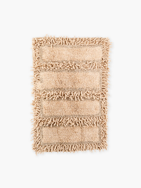 ALFOMBRA DE BAÑO BEIGE
