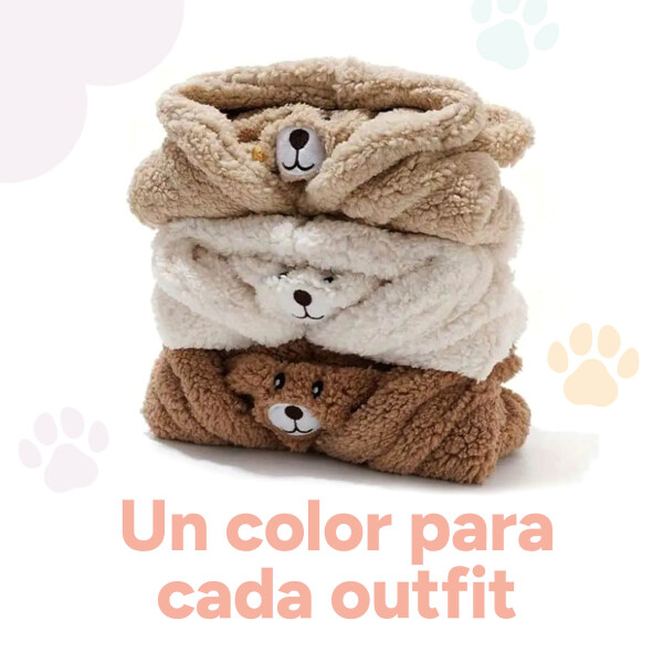 Gorro Pasa Montañas Corderito Orejas Frio Invierno Termico Variante Color Blanco