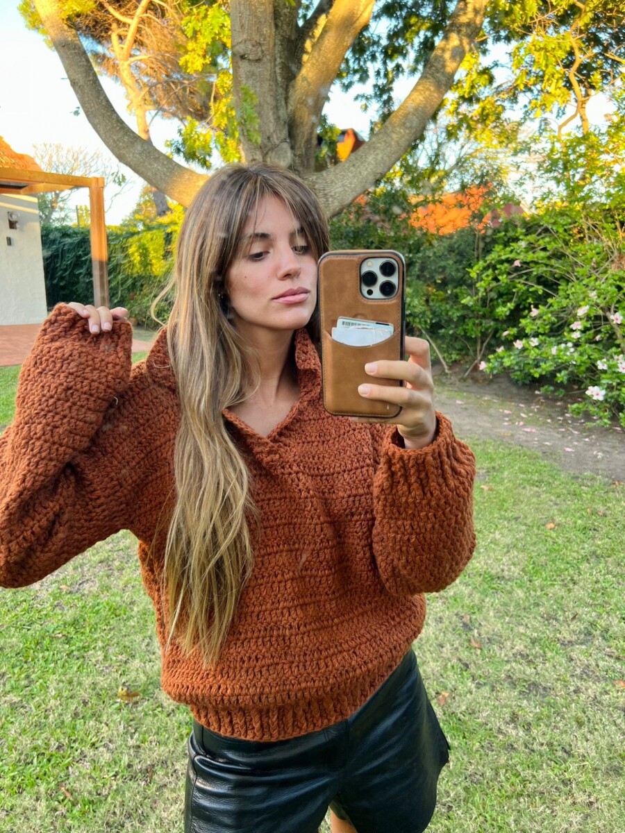 Simple Sweater - Terracota 