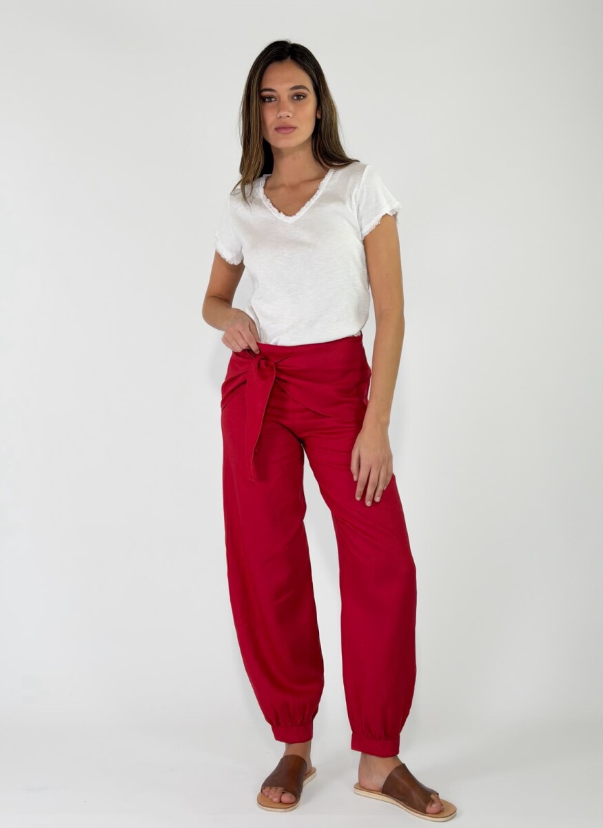 PANTALON KAORI - ROJO 