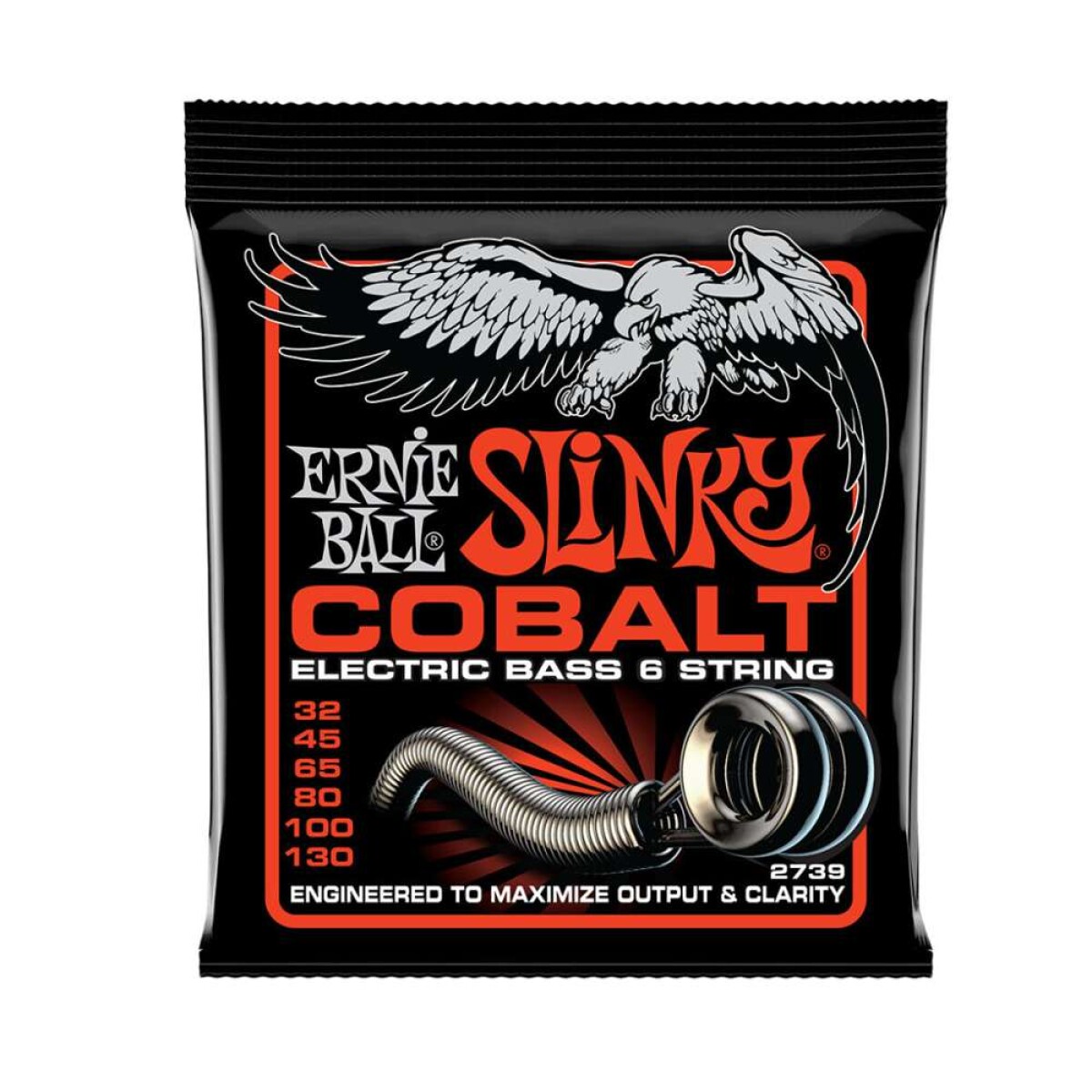 Encordado Bajo Ernie Ball Slinky - Cobalt 6 Str 0.32-1.30 